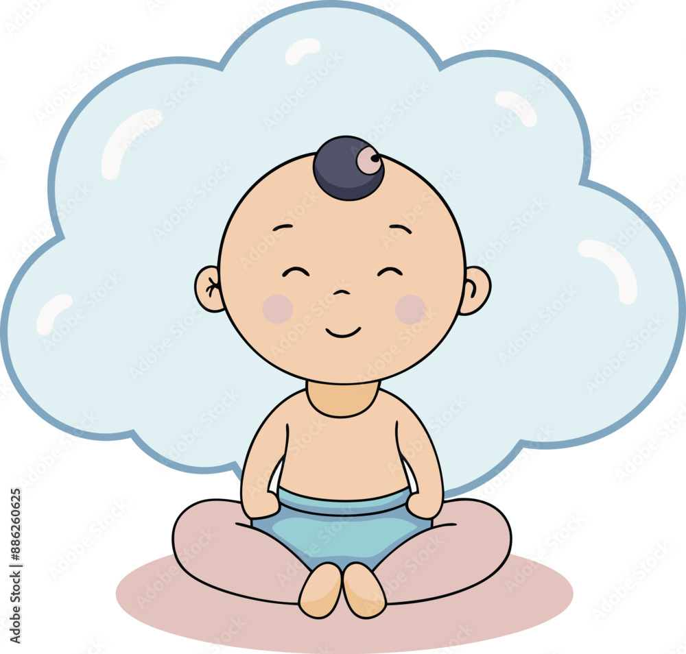 baby child doing yoga vector illustration isolated on a white background, baby child doing yoga vector illustration isolated on a white background,