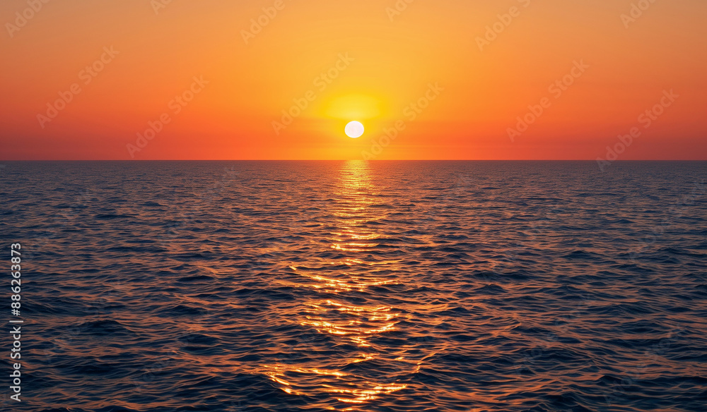 Obraz premium sunset over the sea