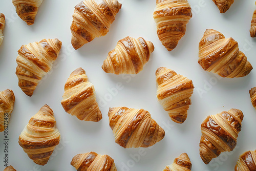 AI generated image of fresh bakery isolated on white color background created with generative ai © Tetiana