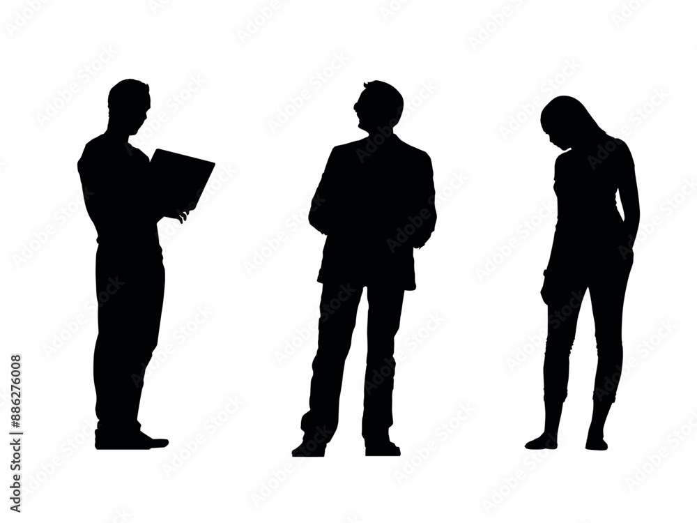 Man Silhouette Bundle vector design Man Silhouette Bundle vector design