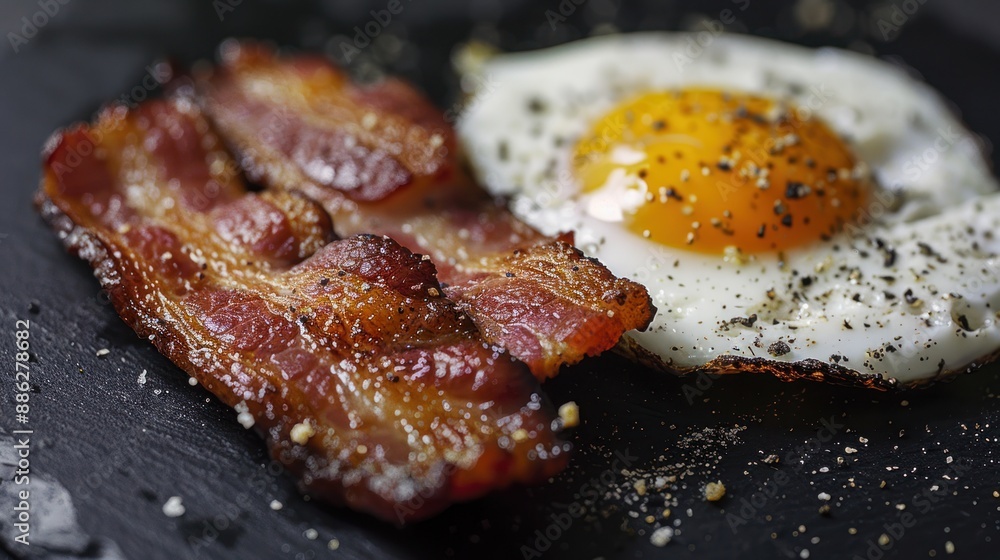 Crispy Bacon and Fried Egg Crispy Bacon and Fried Egg