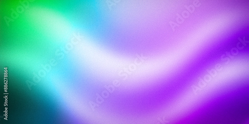 A mesmerizing gradient background featuring a smooth blend of green, blue, and purple hues. Perfect for digital artwork, web design, and creative projects seeking a vibrant, colorful touch