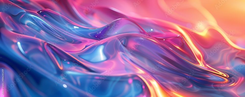 Abstract iridescent background