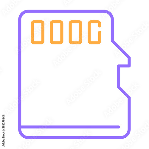 Memory Card for Gadget Icon 
