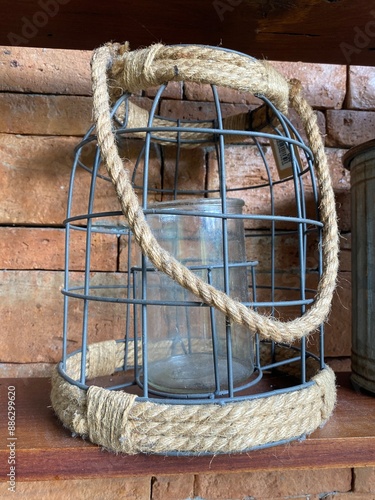 Wallpaper Mural Iron cage and rope is old  Torontodigital.ca