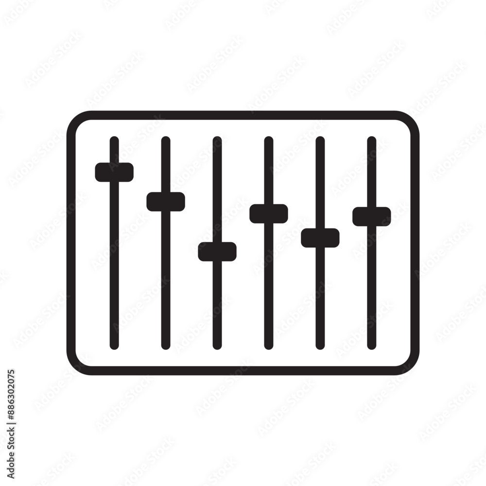 sound equalizer icon symbol sound equalizer icon symbol