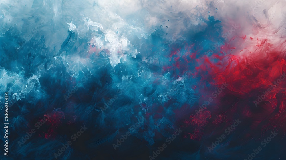 Abstract Watercolor Background with Red, Blue, and White Colors Abstract Watercolor Background with Red, Blue, and White Colors