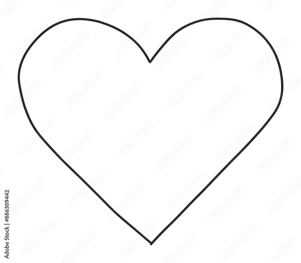 PNG Minimal illustration of cute heart drawing sketch white. PNG Minimal illustration of cute heart drawing sketch white.