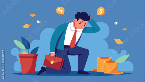 Jobless Man in Despair, Empty Pockets due to COVID-19 Economic Crisis