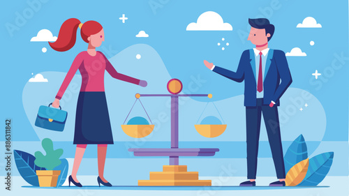 Gender Inequality in the Workplace: Businesswoman Disadvantaged Compared to Businessman in Career Advancement Discussion
