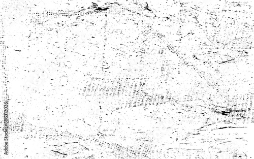 Grunge dirty texture background overlay. Worn black grunge texture. Dark grainy texture on white background. Dust overlay textured. Vector Illustration. © Sharmin