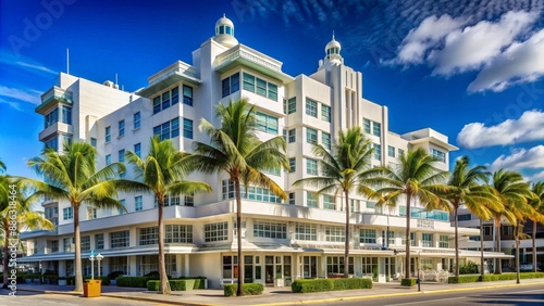 Luxurious oceanfront hotel with Art Deco architecture in Miami Beach, Loews, Miami Beach, hotel, Florida, oceanfront