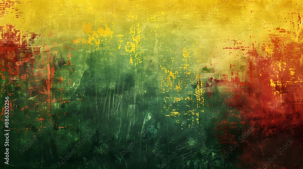 Obraz premium Grunge Texture Background Red Yellow Green