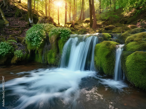 waterfall in the forest
