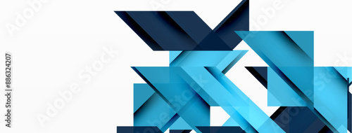 Speed and sport geometric background. Color lines dynamic template for wallpaper, banner, background or landing