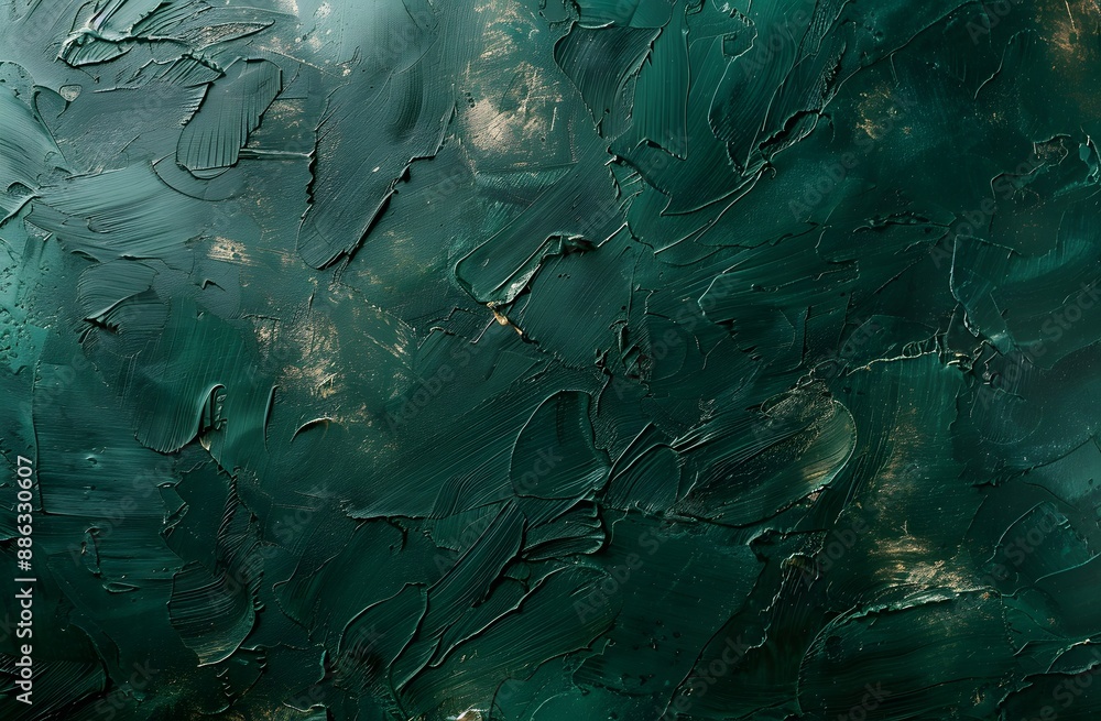 Dark Green Textured Wall Background Dark Green Textured Wall Background