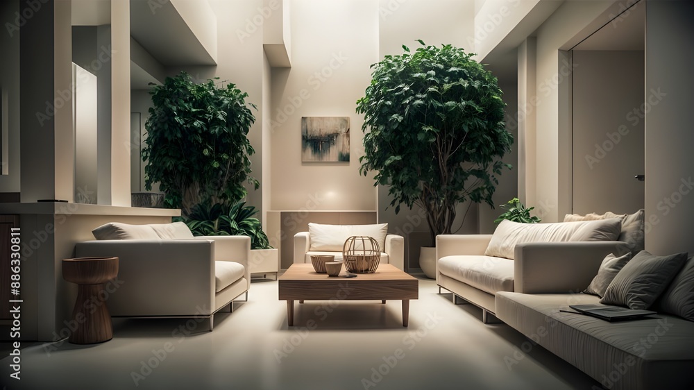 a living room with a white couch and a white couch a living room with a white couch and a white couch