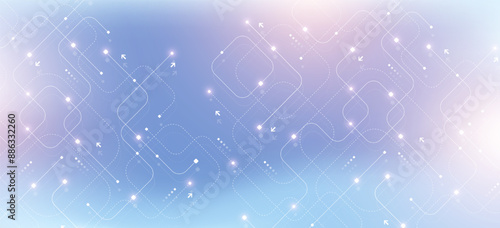 Technology abstract background. Modern electronic motherboard texture. Engineering and communication concept for header, web banner, website, presentation.