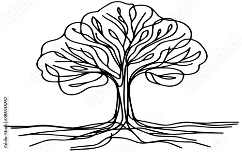 tree with roots