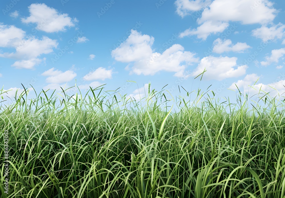 Green Grass Field Under Blue Sky Photography Green Grass Field Under Blue Sky Photography