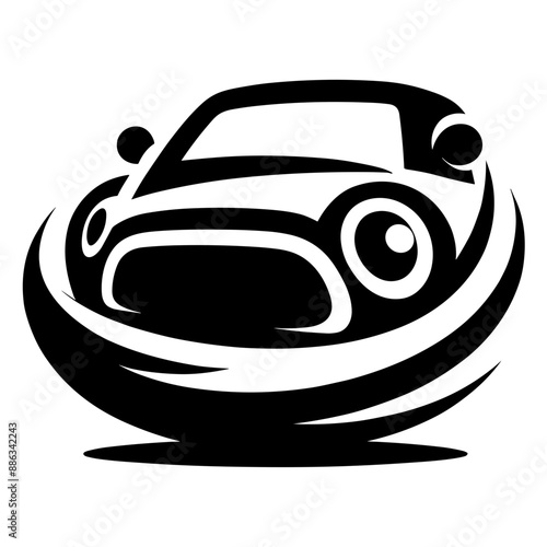 Bold and Unique Car Logo Vector Illustration Perfect for Distinctive Brand Identity in the Automotive World