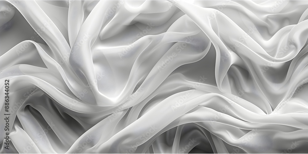 Elegant Light Gray Fabric Texture for Backdrop and Product Presentation Concept with Copy Space Elegant Light Gray Fabric Texture for Backdrop and Product Presentation Concept with Copy Space