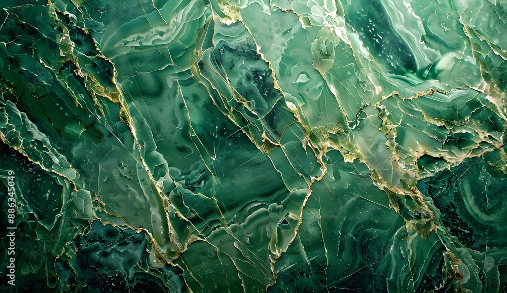 Green Marble Texture Background - Top View Green Marble Texture Background - Top View