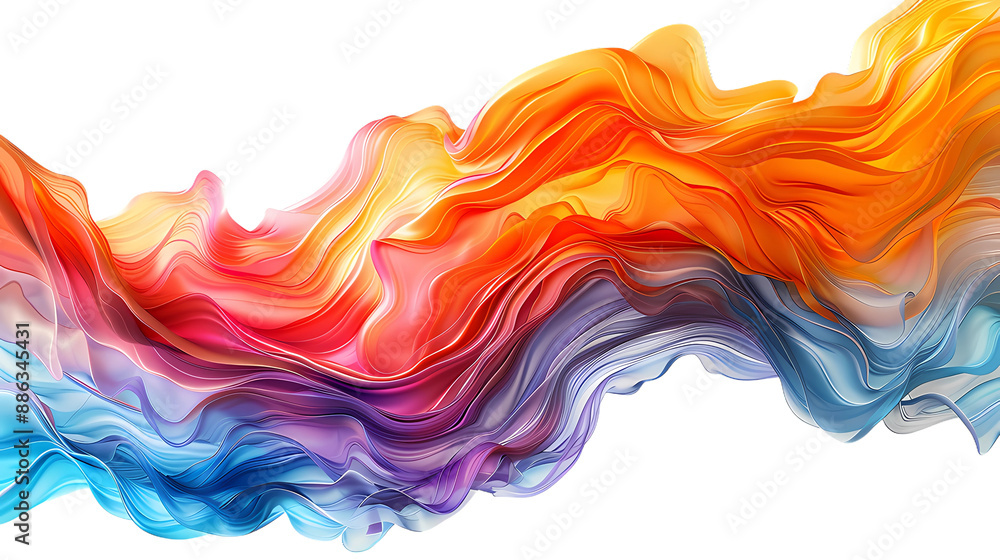 Abstract Colorful Swirling Waves. Abstract Colorful Swirling Waves.