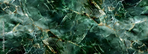 Seamless Green Marble Texture Pattern