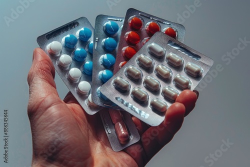 Assorted Medication Blister Packs photo