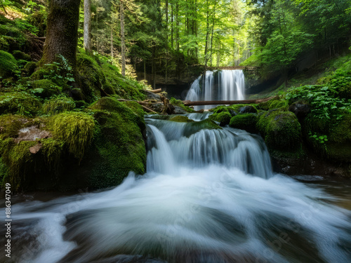 waterfall in the forest