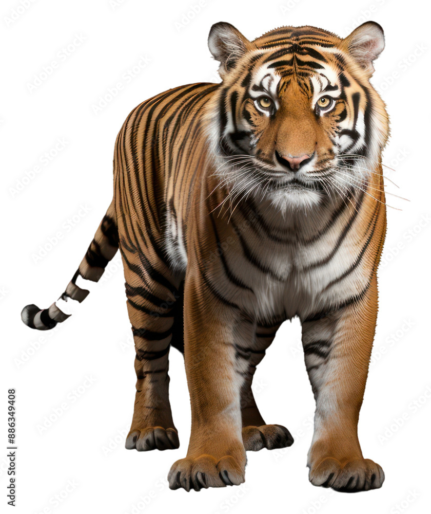 Obraz premium PNG Wildlife animal mammal tiger.