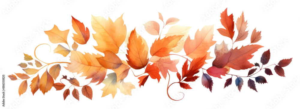 Autumn leaves graphics pattern plant. Autumn leaves graphics pattern plant.