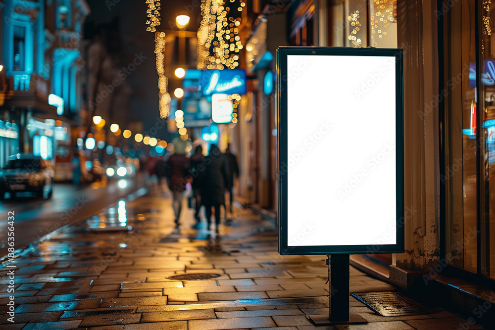 blank billboard in the city blank billboard in the city