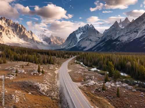 road in the mountains