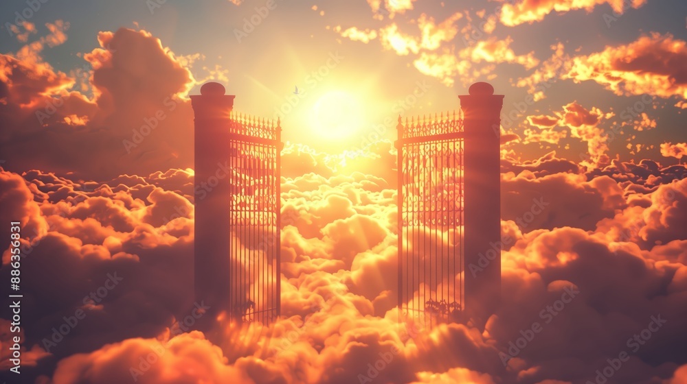 Obraz premium The Gate To Heaven - Afterlife