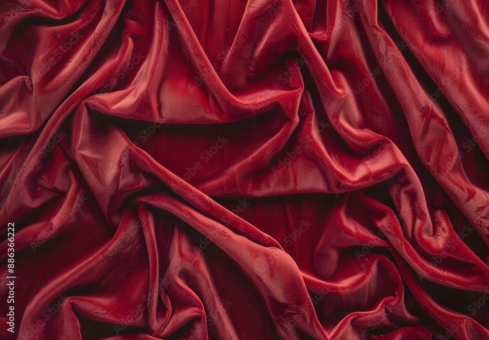 Red Velvet Fabric Texture Background Red Velvet Fabric Texture Background