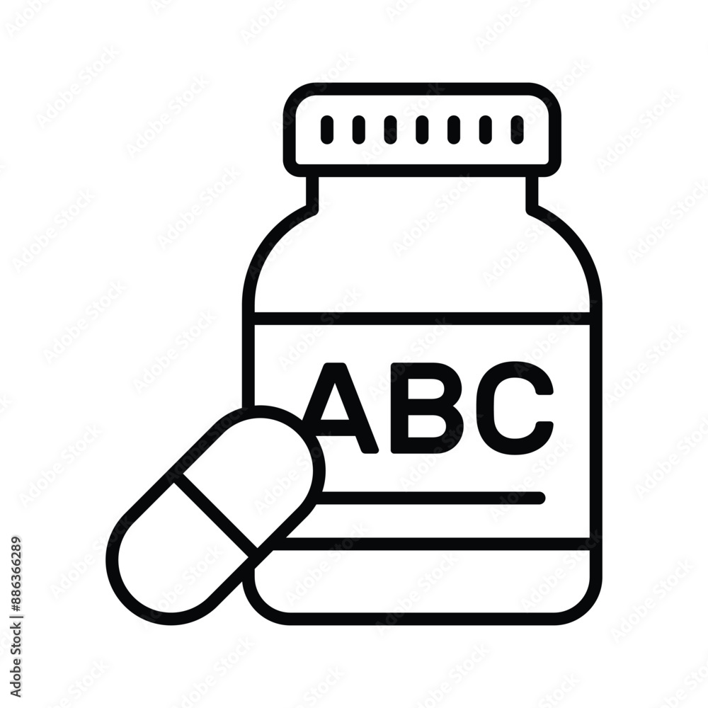 Check this amazing icon of multivitamin pills jar, premium quality vector Check this amazing icon of multivitamin pills jar, premium quality vector