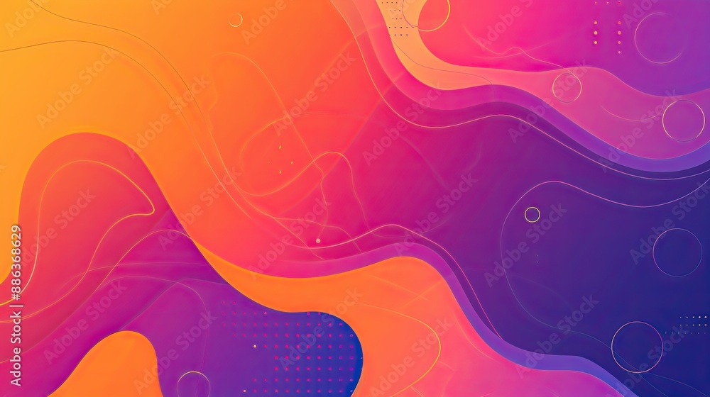 Duo tone color gradient flat design top view abstract theme cartoon drawing Complementary Color Scheme Duo tone color gradient flat design top view abstract theme cartoon drawing Complementary Color Scheme