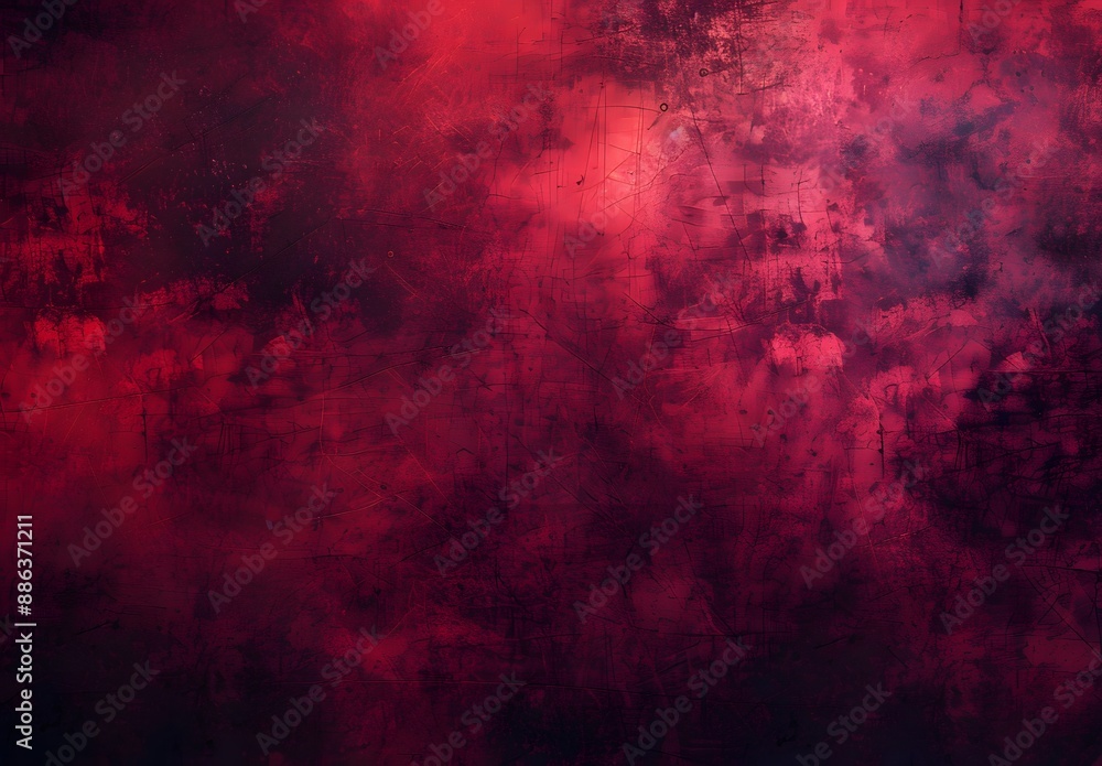 Red Grunge Texture Background with Dark Gradient Red Grunge Texture Background with Dark Gradient