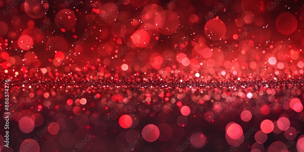 Red Glitter Bokeh Background for Valentines Red Glitter Bokeh Background for Valentines