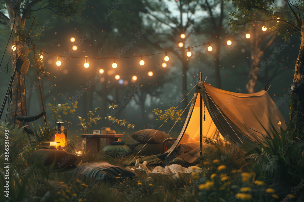 tent in the woods tent in the woods