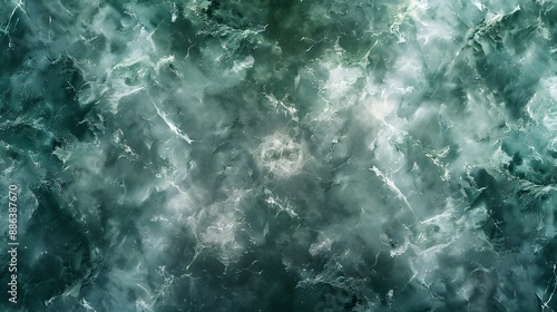 Seamless Abstract Green Marble Texture