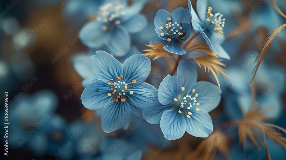 Delicate blue floral patterns with intricate details, adding a touch of elegance and nature. Delicate blue floral patterns with intricate details, adding a touch of elegance and nature.