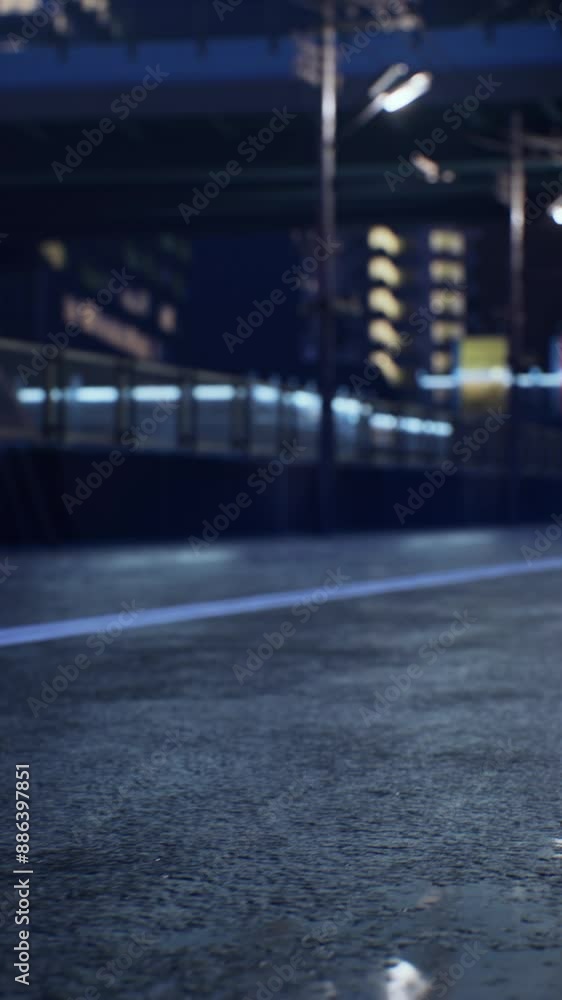 night scene of japan city with neon lights night scene of japan city with neon lights