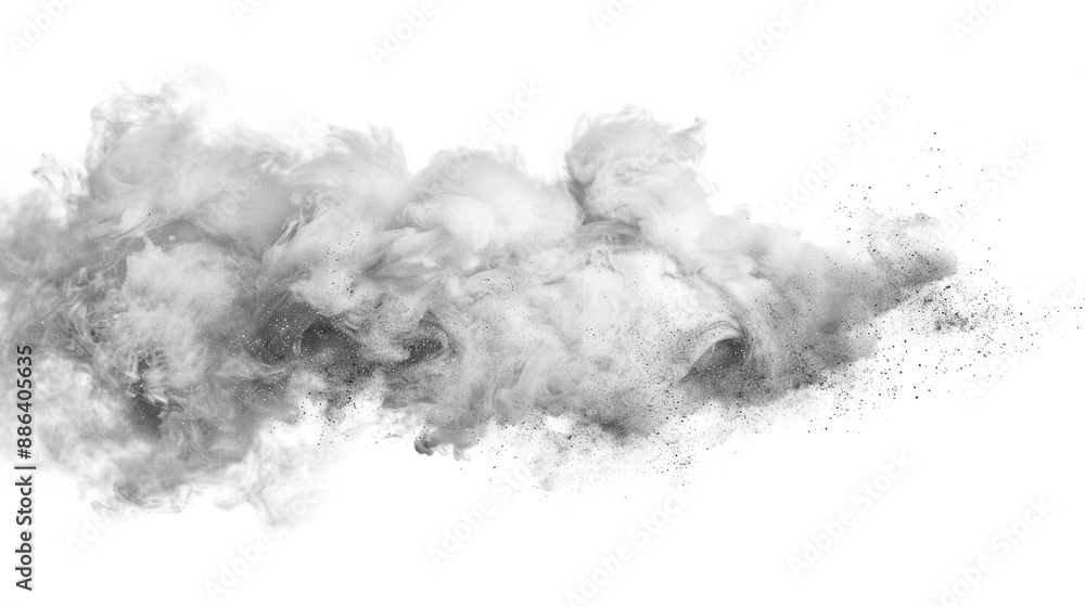 silver smoke isolated on transparent background silver smoke isolated on transparent background