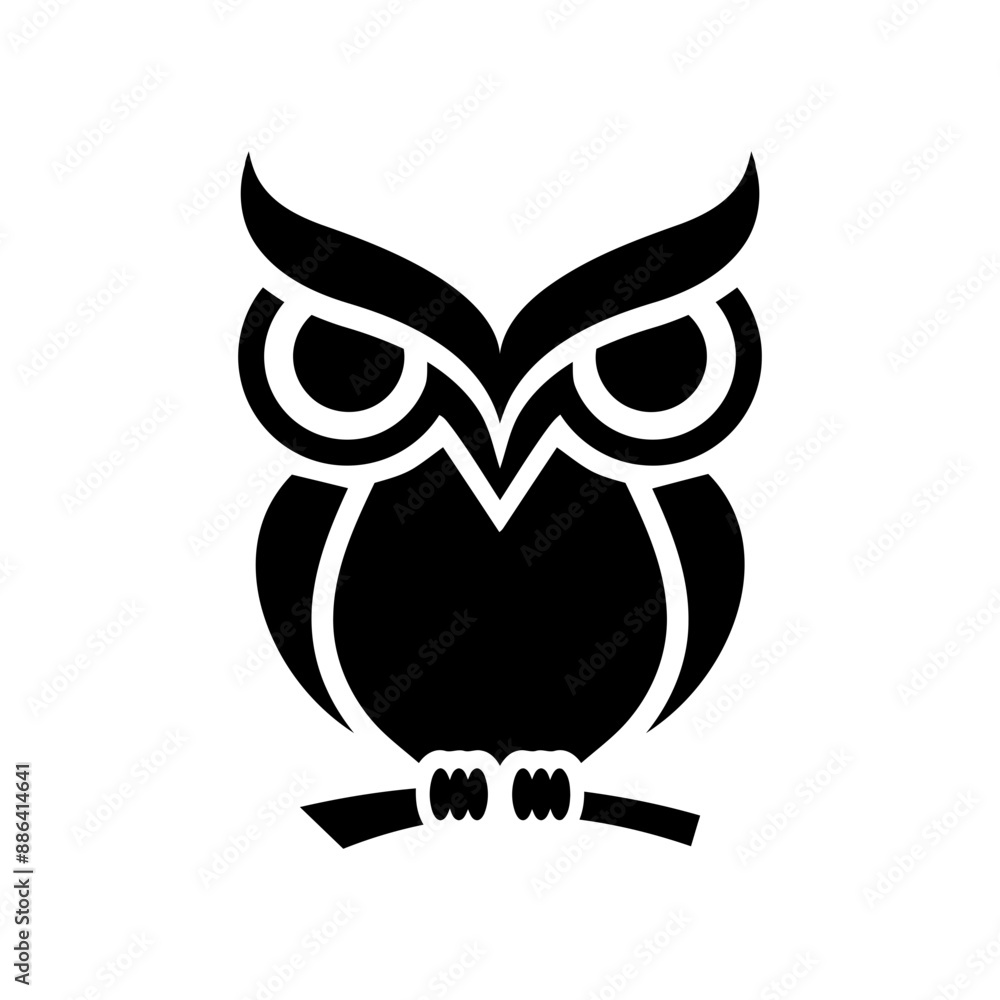 Naklejka premium owl Vector