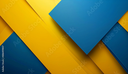 Background with geometric shapes for business presentation, flat design style, vector graphics