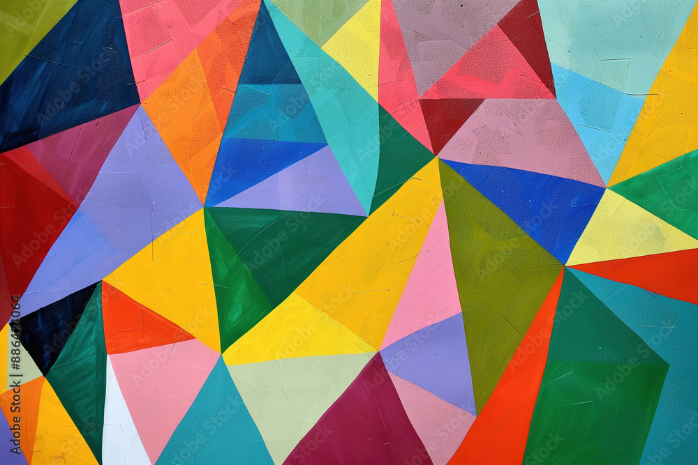 abstract geometric background, a vibrant mix of overlapping triangles abstract geometric background, a vibrant mix of overlapping triangles
