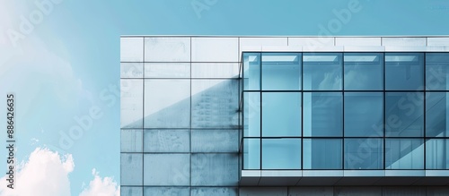Exterior of a contemporary ...